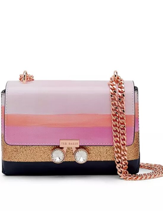 Ted Baker Handbags - Ted Baker Marina Mosaic Stripe Mini Crossbody